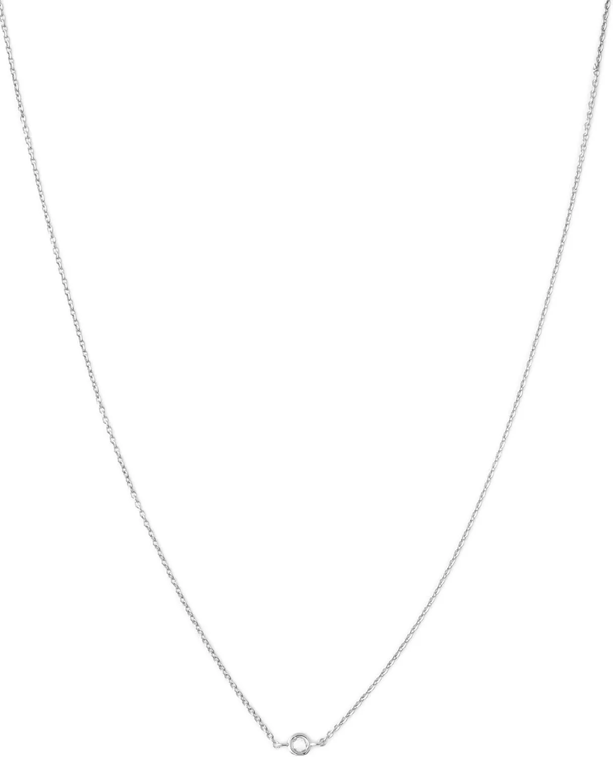 Honeycat Solo Tiny Crystal Bezel Necklace in Gold, Rose Gold, or Silver | Minimalist, Delicate Jewelry