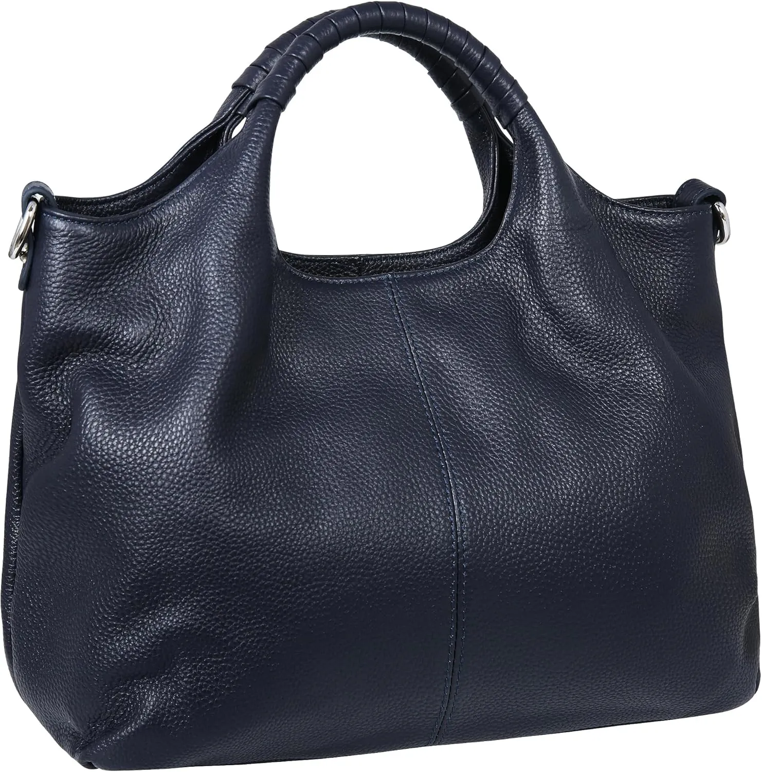 Iswee Leather Handbags and Purses Top Handle Purse Designer Crossbody Bag Satchel Purse