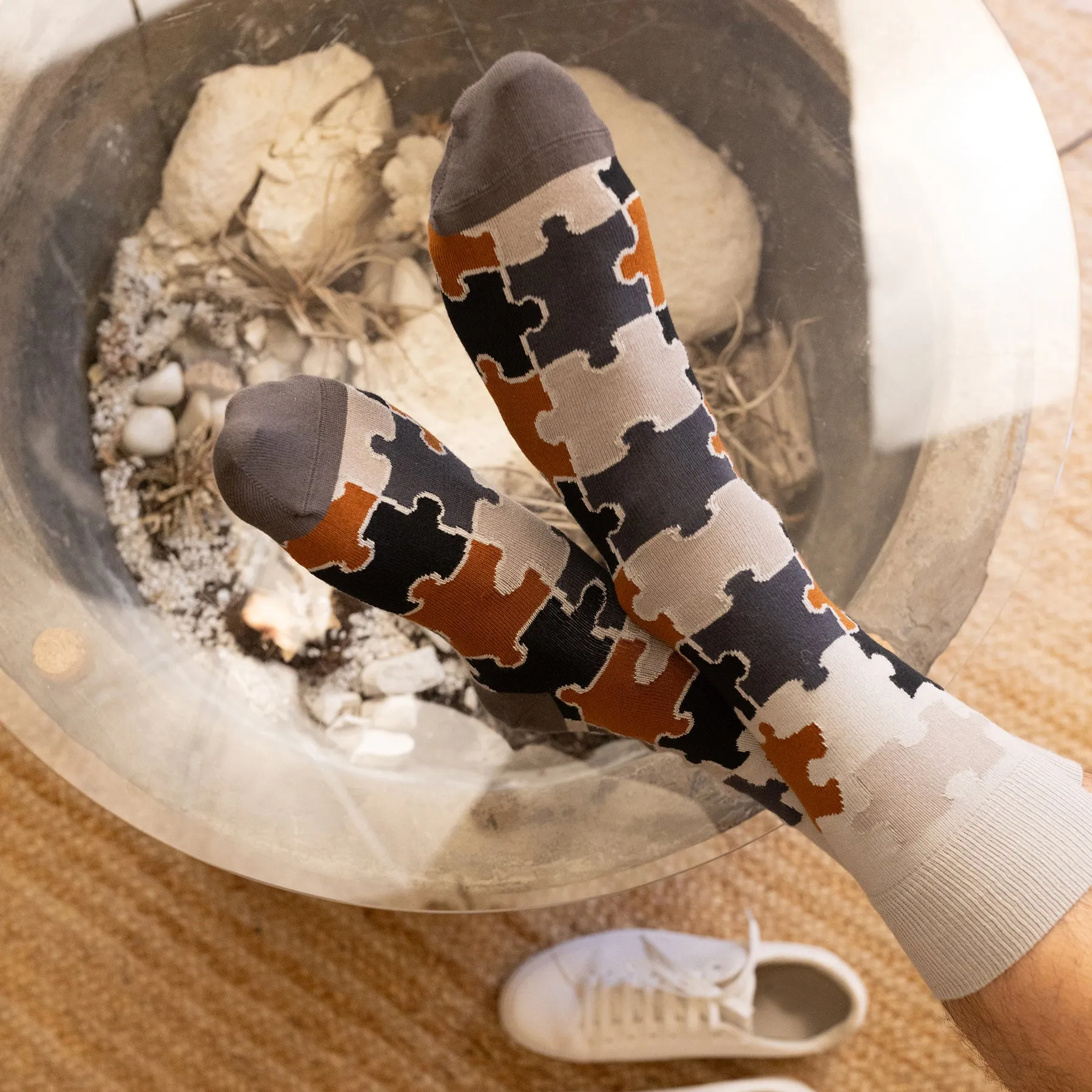 Jigsaw Men's Socks - Grey