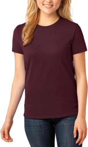 JustBlanks Womens 100% Cotton Tee Shirt Short Slevees Regular Fit Casual Core Cotton Tees for Women