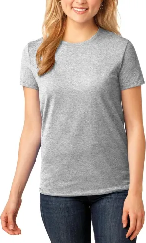 JustBlanks Womens 100% Cotton Tee Shirt Short Slevees Regular Fit Casual Core Cotton Tees for Women