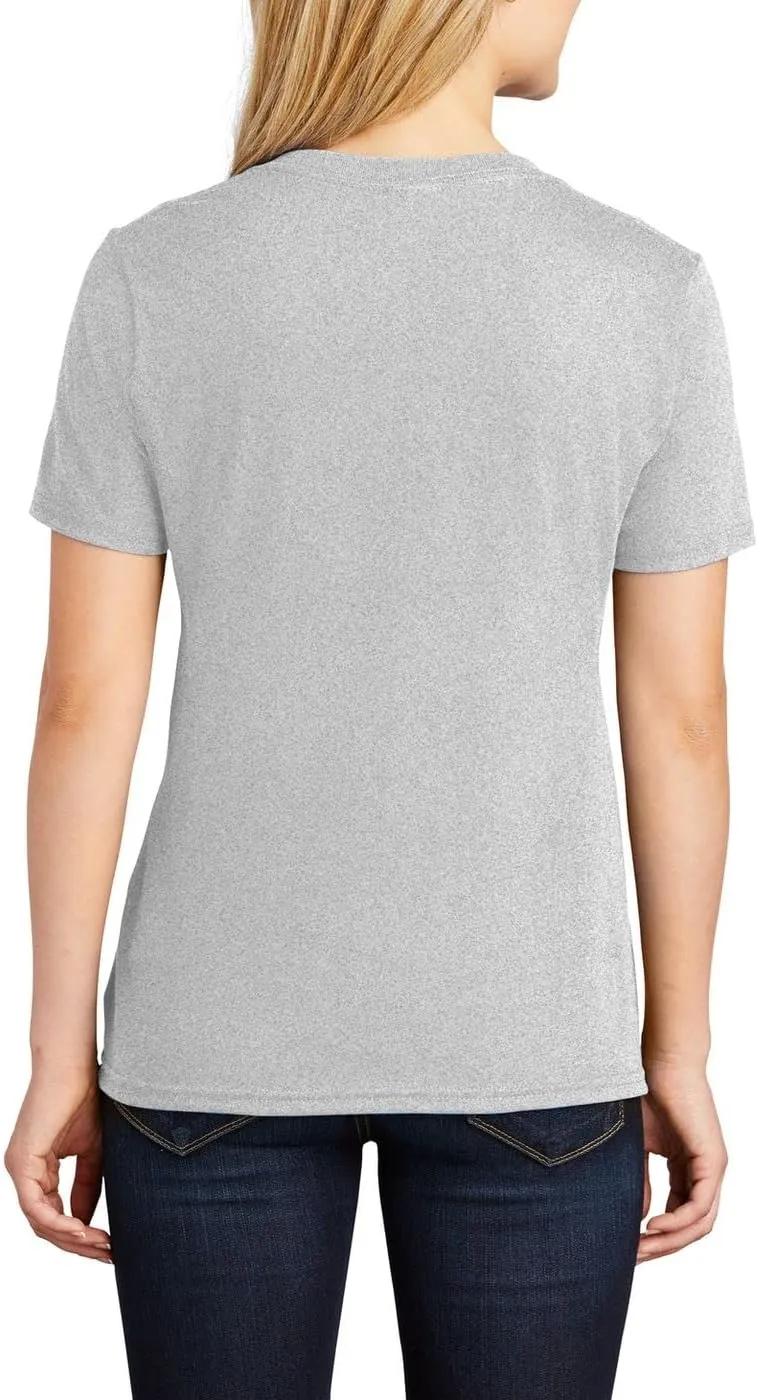 JustBlanks Womens 100% Cotton Tee Shirt Short Slevees Regular Fit Casual Core Cotton Tees for Women