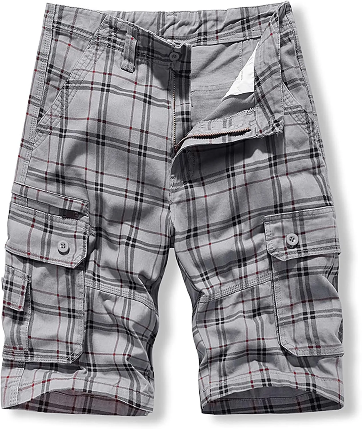 LCMTWX Mens Work Shorts Waist Pant Short Cargo Pant Solid Splice Pocket Drawstring Shorts Fashion Mens Shorts 10 Inch Mens