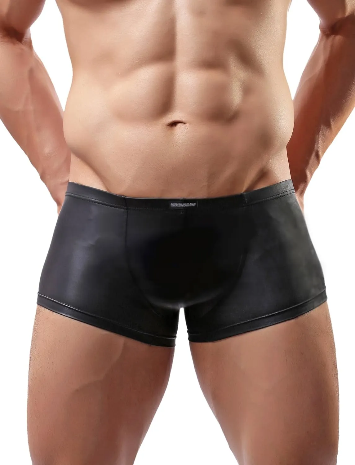 Leather Panties Boxers Shorts Fitness Pants Sports Pants Sexy Swim Shorts C33