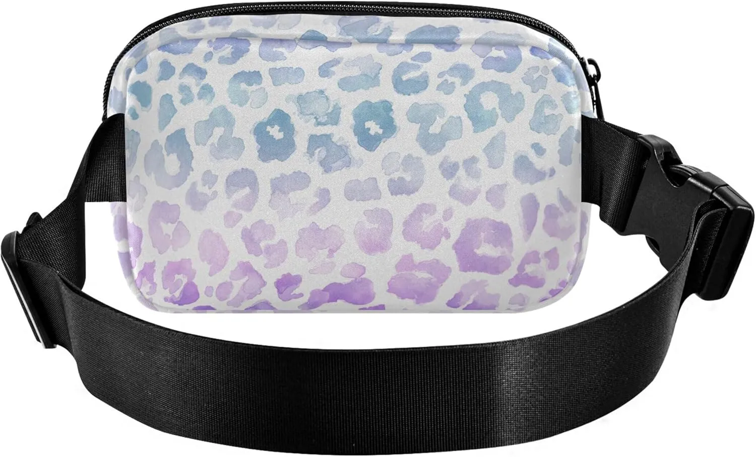 Leopard Animal Print Muted Tie Dye Waterproof Women Fanny Pack Hip Bag Belt Purse Pattern Waist Purse for Women