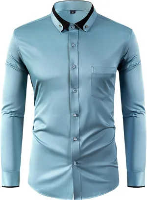 Long Sleeve Shirts for Men Casual Dress Shirt