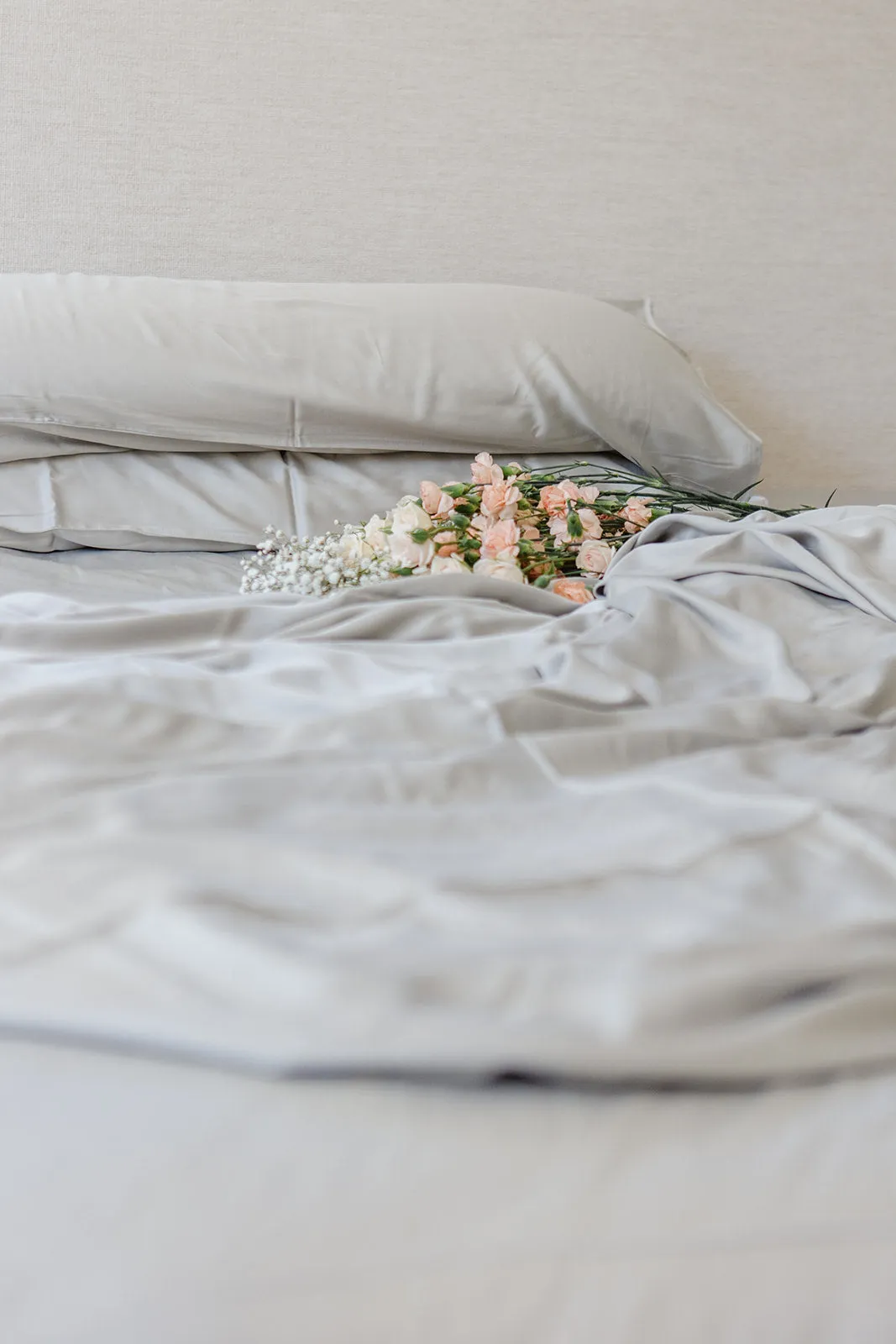 Luxury Bamboo Sheets|Soft Grey