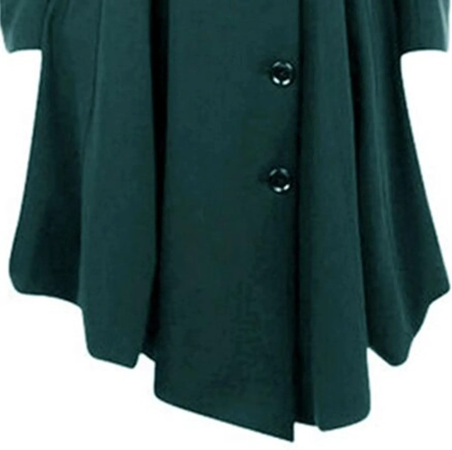 Maiyifu-GJ Womens Single Breasted Hooded Trench Coat Long Sleeve Wool Blend Dress Coats Fall Winter Mid Long Overcoat