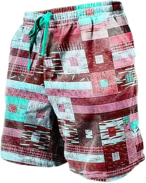 Men Casual Linen Shorts Fitness Sports Plus Size Five Quick Drying Beach Pants Shorts Khaki Men's Shorts Swim for