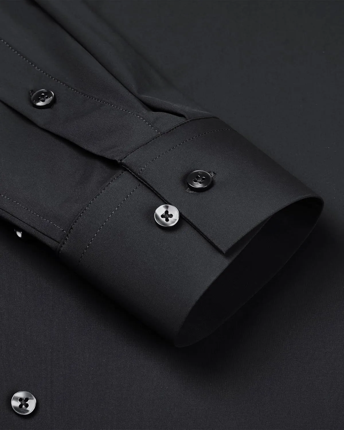 Men's 4-Way Stretch Dress Shirts Long Sleeve Wrinkle Free Slim Fit Business Casual Button Down Shirts for Men