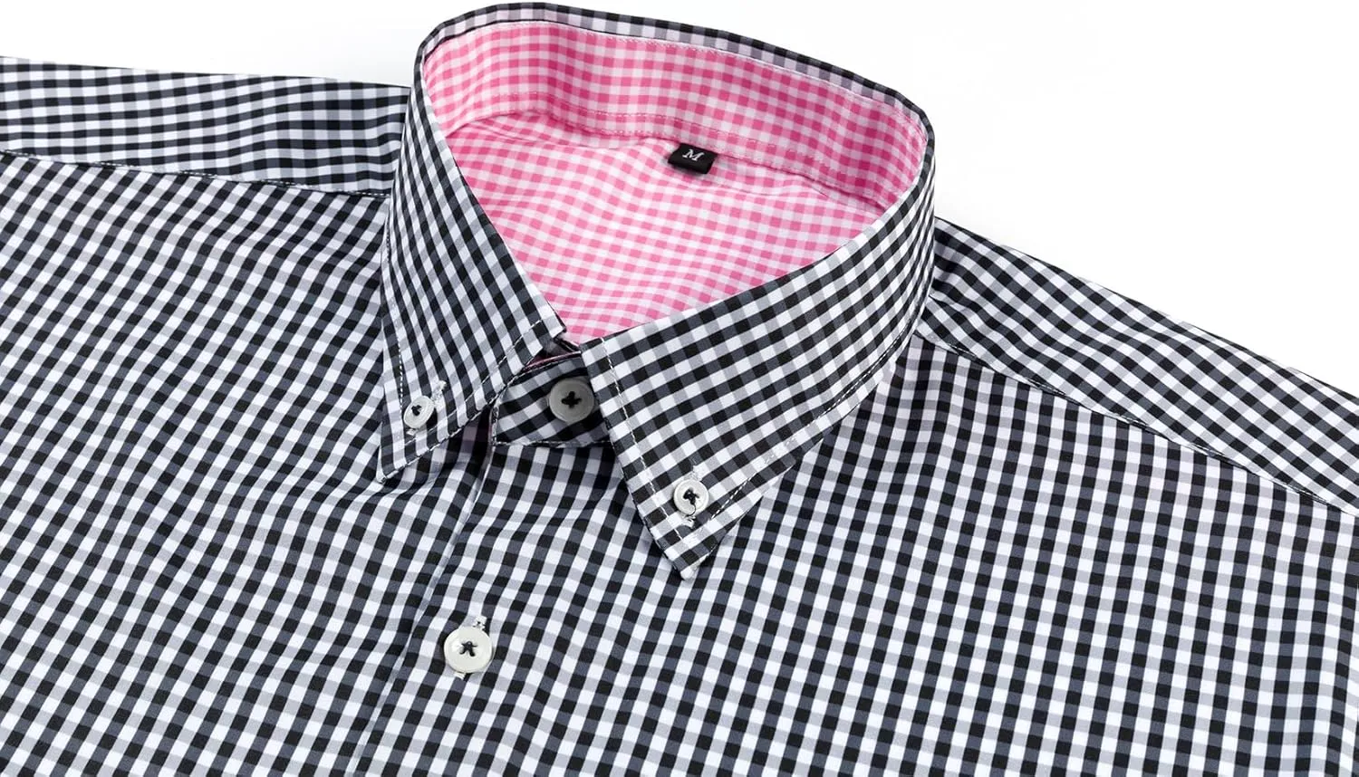 Men's Long Sleeve Plaid/Striped Shirts Casual Dress Shirt