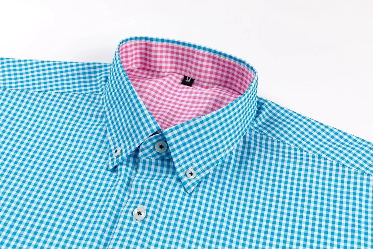 Men's Long Sleeve Plaid/Striped Shirts Casual Dress Shirt