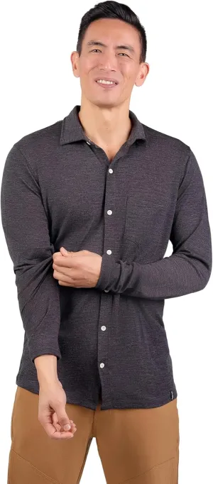 Men's Merino Button-Up by Woolly | RWS Certified | Super Soft, Classic Style, Seattle Designed