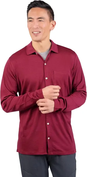 Men's Merino Button-Up by Woolly | RWS Certified | Super Soft, Classic Style, Seattle Designed