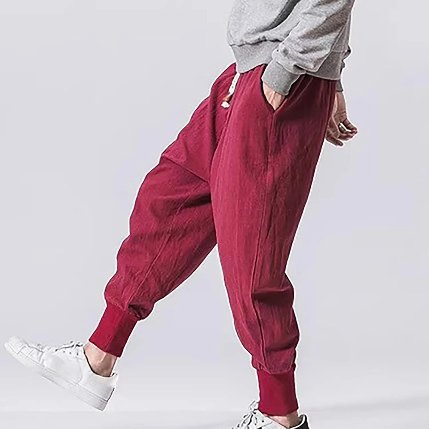 Mens Sweatpants with Pockets Big and Tall Classic Fit Pocket Cargo Pants for Men Twill Joggers Mens Cargo Pants Relaxed