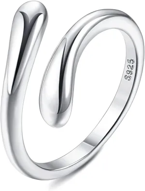 Milacolato 925 Sterling Silver Toe Rings for Women 18K White Gold Plated Arrow Heart Infinity Vintage Celtic Knot Teardrop Daisy Flower Stylish Toe Rings Adjustable Toe Band Rings Summer Beach Foot Jewelry