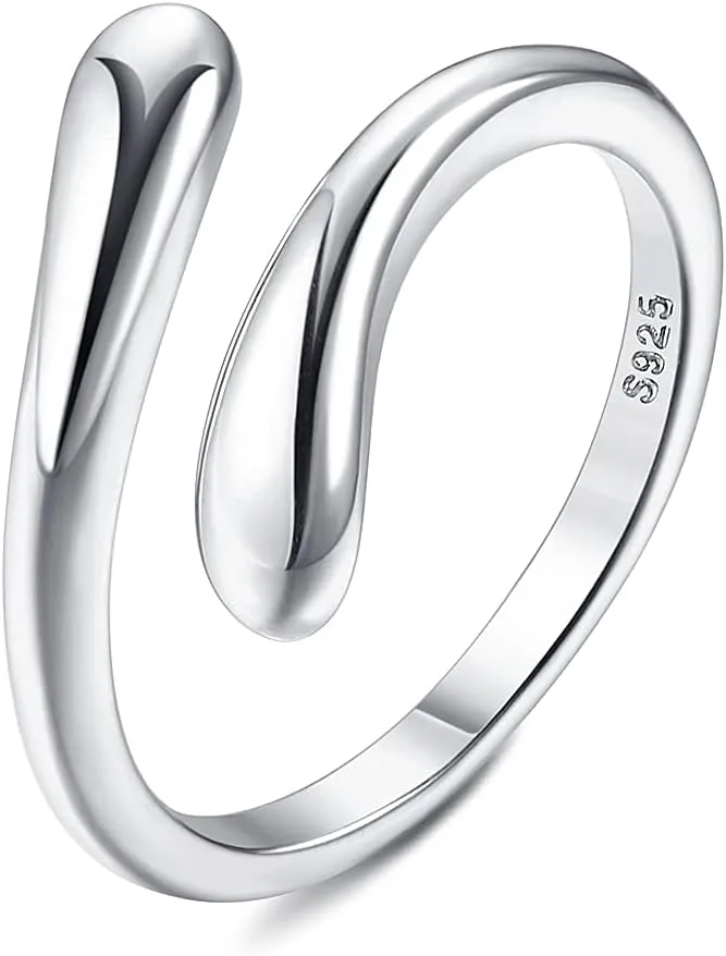 Milacolato 925 Sterling Silver Toe Rings for Women 18K White Gold Plated Arrow Heart Infinity Vintage Celtic Knot Teardrop Daisy Flower Stylish Toe Rings Adjustable Toe Band Rings Summer Beach Foot Jewelry
