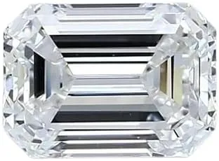 Natural White Diamond Emerald Cut D Grade Certified 1Ct Loose Gemstone