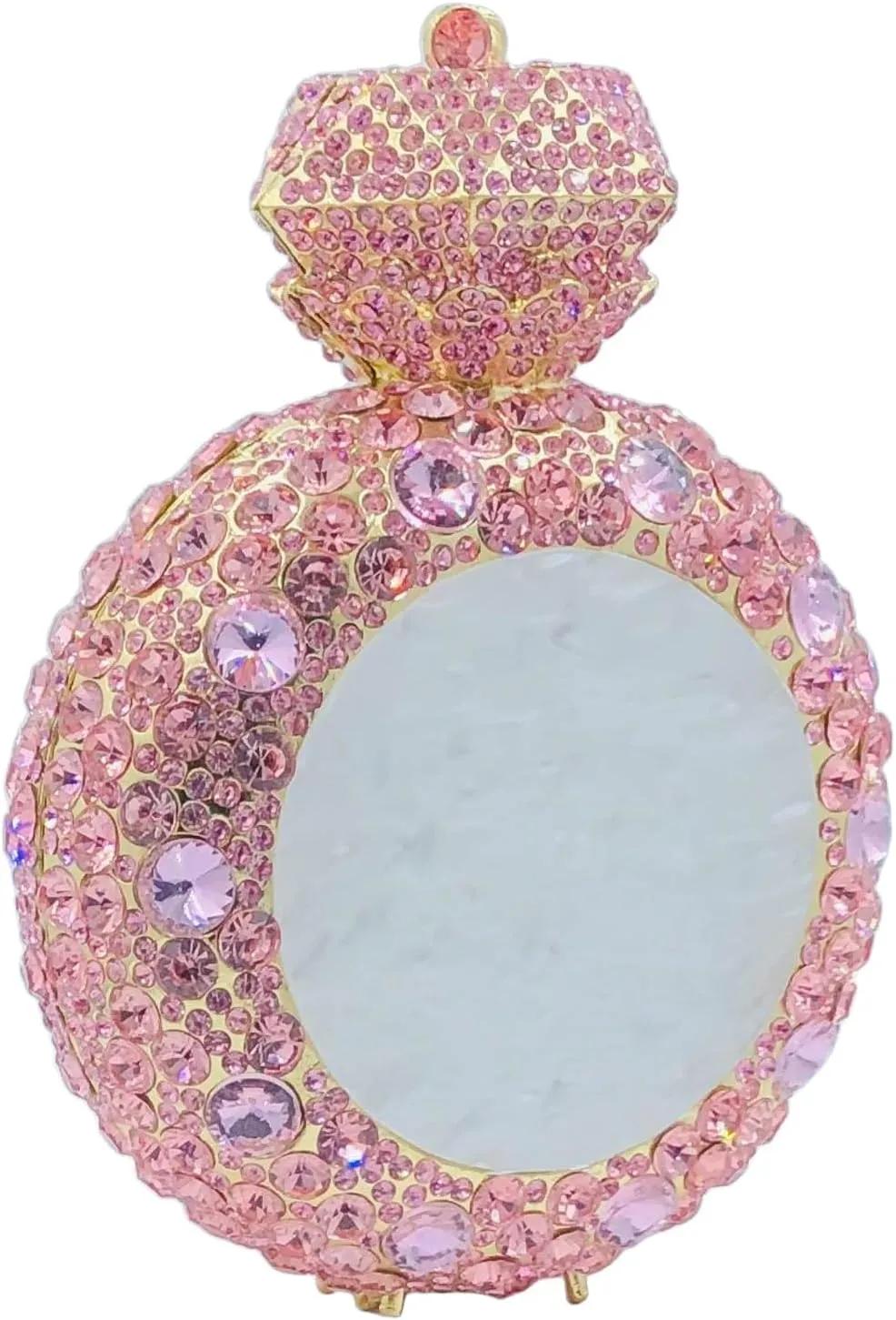 Novelty Diamond Ring Crystal Clutch Women Evening Bag Party Prom Wedding Rhinestone Clutch Purses and Handbags,Mini