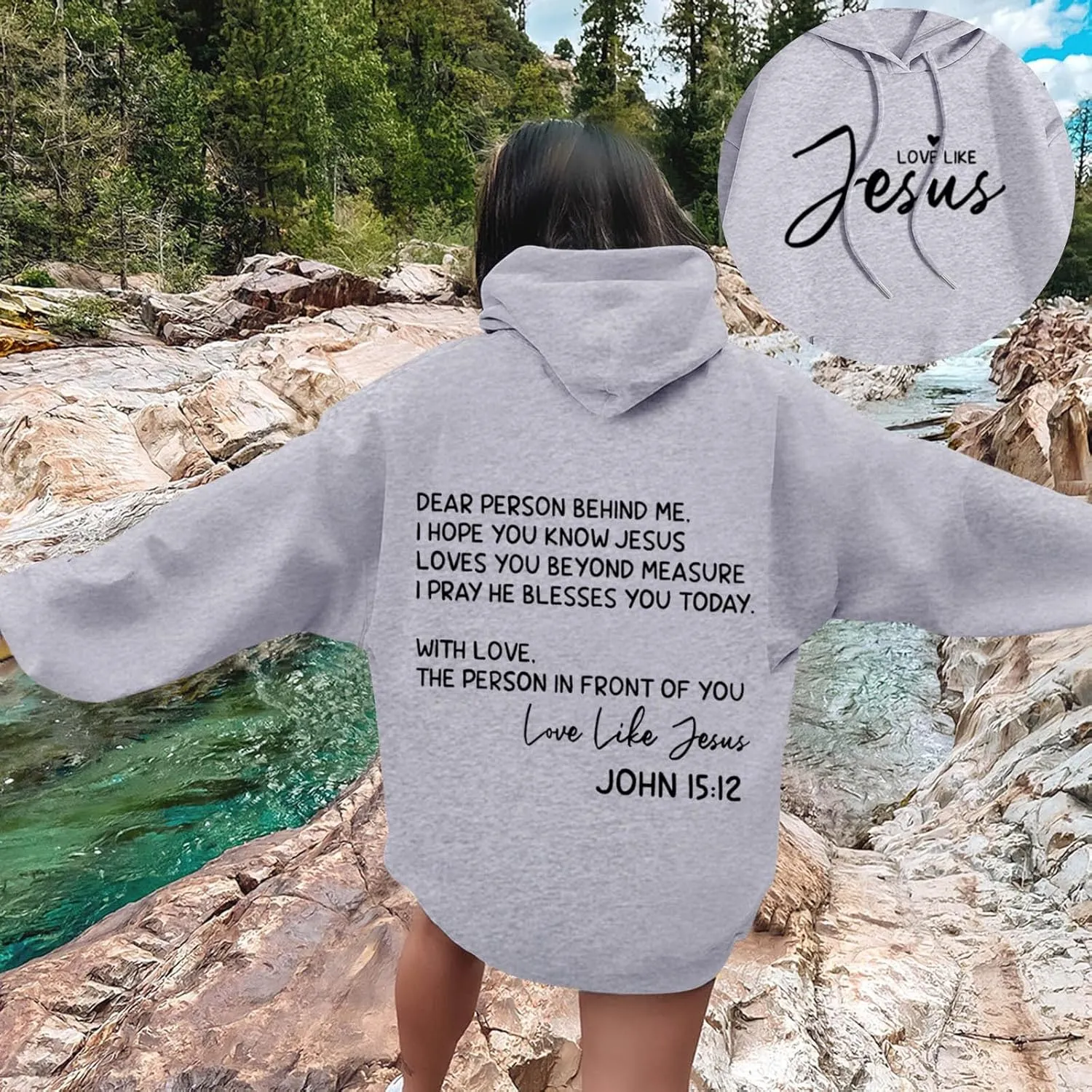 Oversized Letter Print Hoodies for Women Casual Long Sleeve Loose Fit Pullover 2025 Y2k Teen Girls Spring Clothes