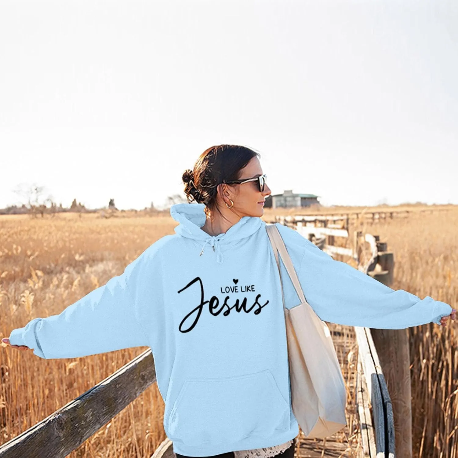 Oversized Letter Print Hoodies for Women Casual Long Sleeve Loose Fit Pullover 2025 Y2k Teen Girls Spring Clothes