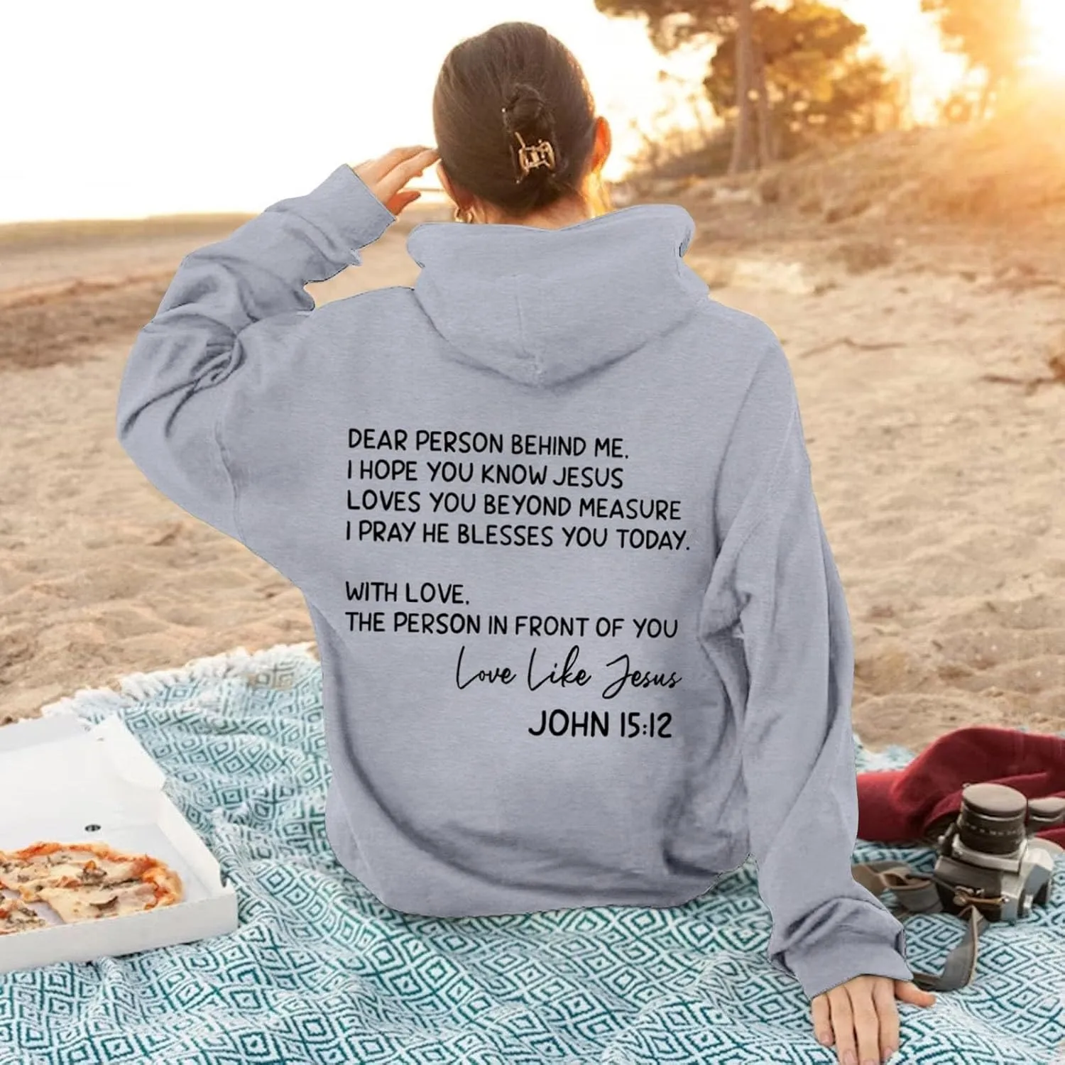 Oversized Letter Print Hoodies for Women Casual Long Sleeve Loose Fit Pullover 2025 Y2k Teen Girls Spring Clothes
