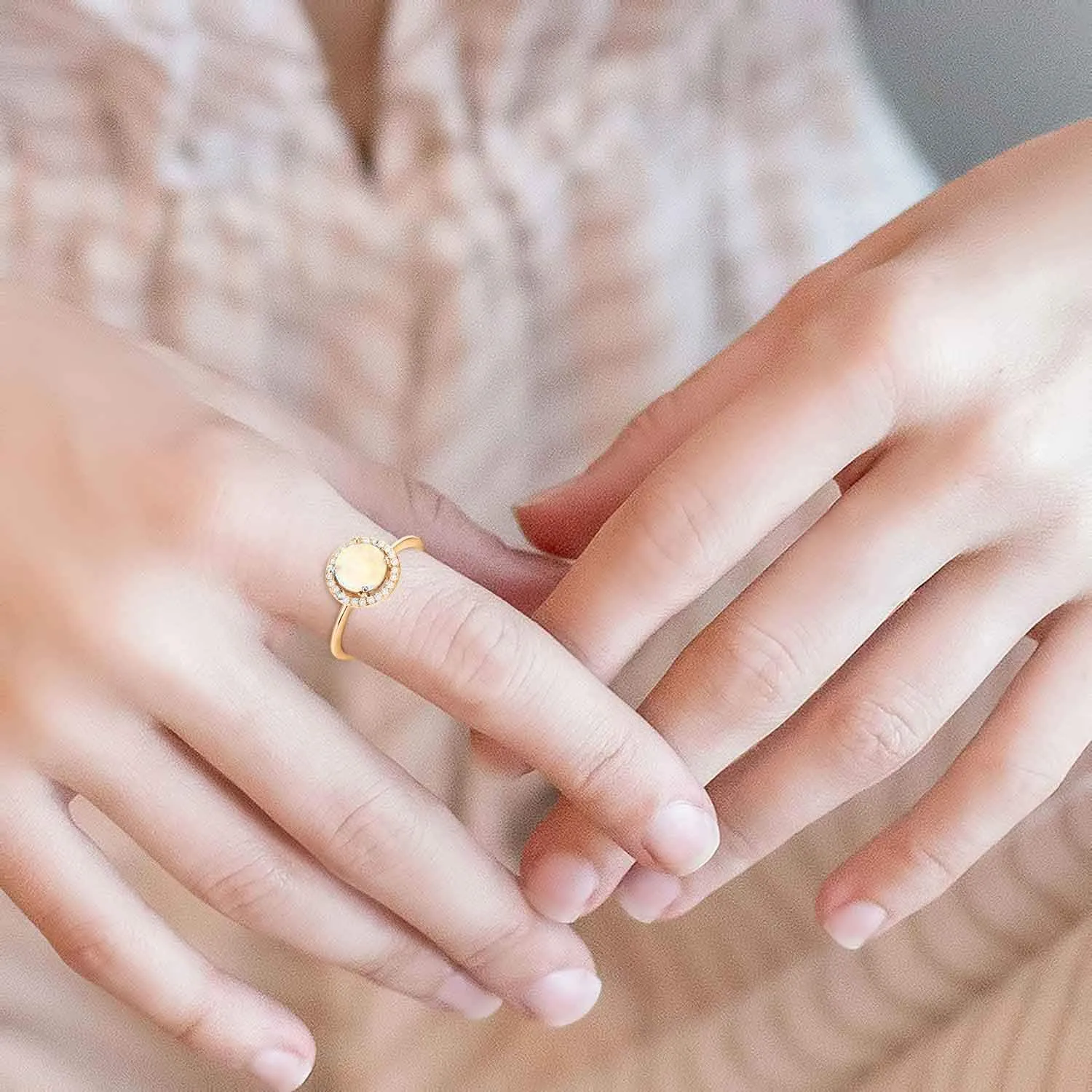 PAVOI 14K Gold Plated Crystal Birthstone Rings | Rings For Women