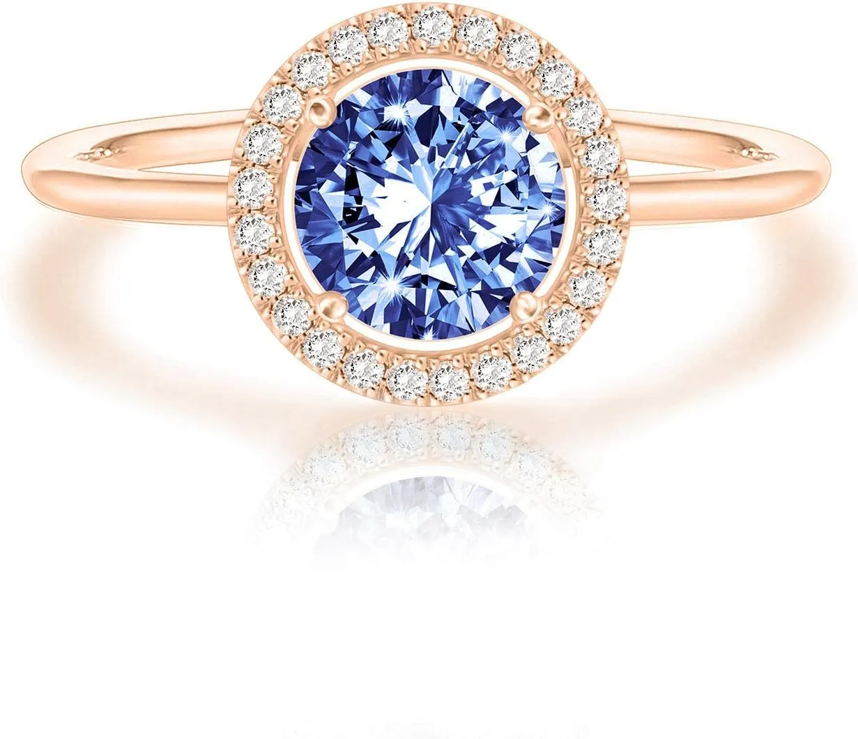 PAVOI 14K Gold Plated Crystal Birthstone Rings | Rings For Women