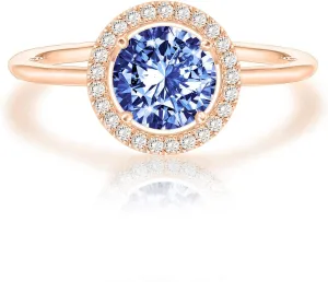 PAVOI 14K Gold Plated Crystal Birthstone Rings | Rings For Women