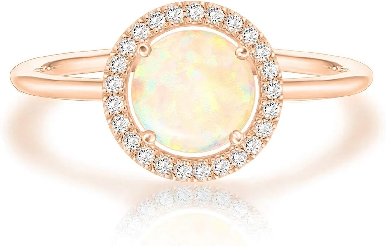 PAVOI 14K Gold Plated Crystal Birthstone Rings | Rings For Women