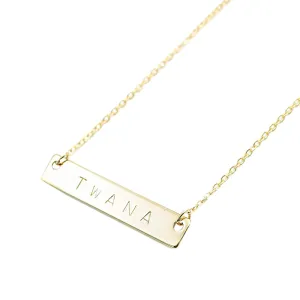 Personalized Gift Necklace Anniversary Gift Dainty Delicate Initial Charms Handwritten Stamped Letter Personalized Necklace for Bridesmaid Best Graduation Day Gift