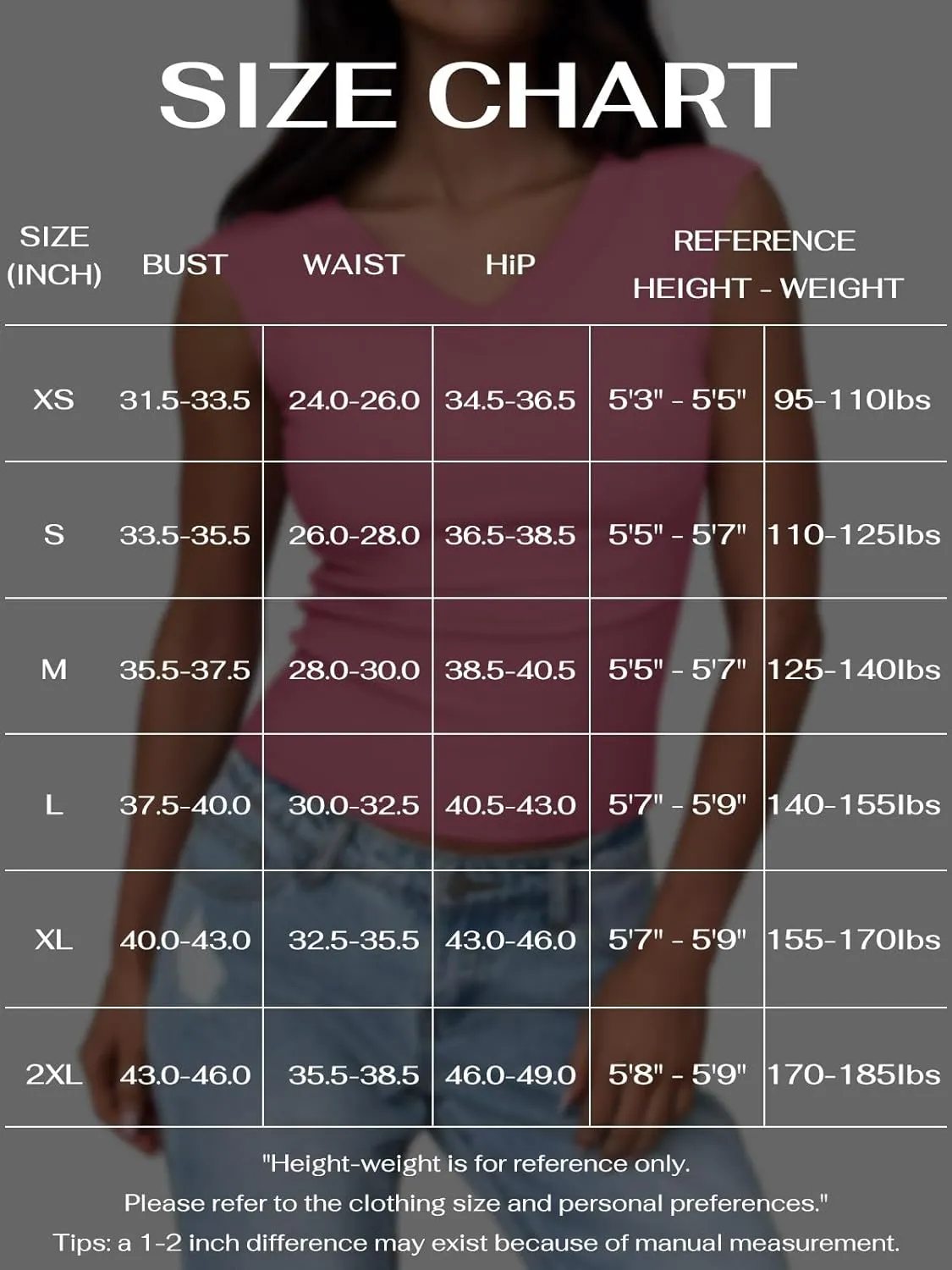 REORIA Womens Sleeveless V Neck Tank Tops Basic Tops Cap Sleeve T Shirt Tee Spring Summer Tops Casual Slim Fit Ribbed Top