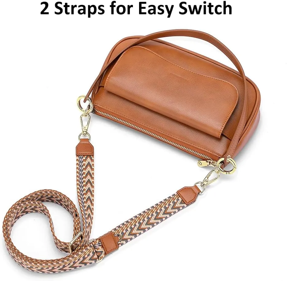 RONSIN Small Shoulder Bag for Women Mini Clutch Purse Tote Handbag Zipper Closure Crossbody Hobo Purse