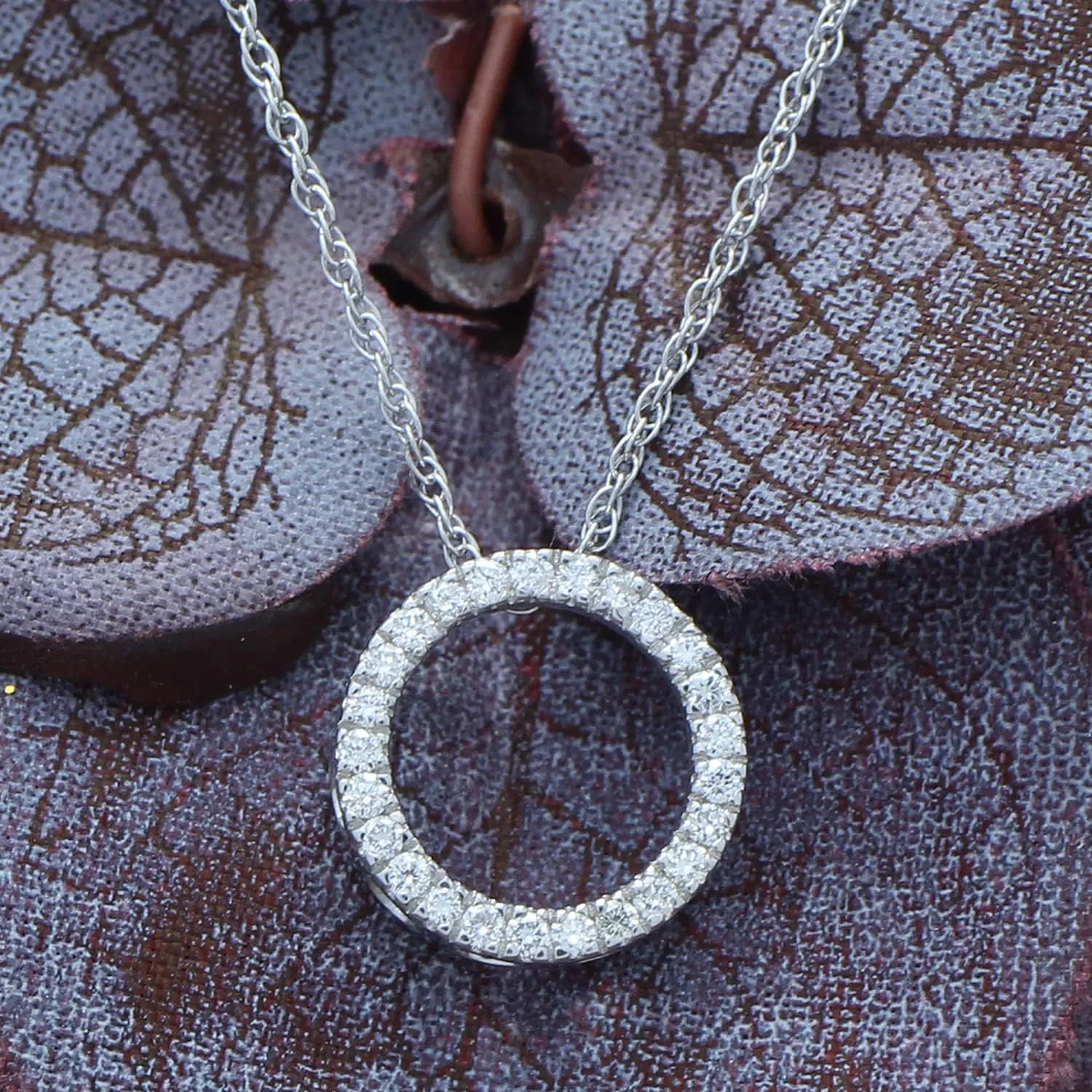 SAVEARTH DIAMONDS 1/6-1/3 CT TW Lab Grown Circle of Life Diamond Necklace Pendant For Women With GH Color VS-SI Clarity in 14k Gold Plated 925 Sterling Silver - Accompanied By 18" Chain