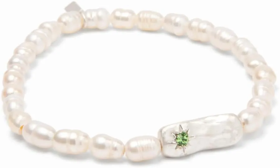 Scout Curated Wears - Pearl Affirmation Bracelet - Luck/Silver