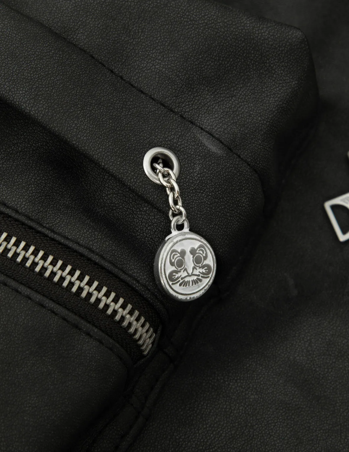 Seagull Embroidery Vegan Leather Backpack