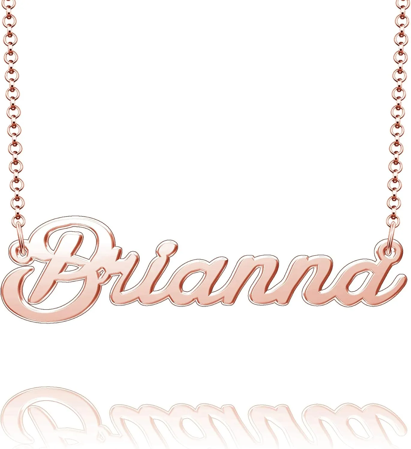 Silver Personalized Name Custom Man Knot Sister Personalized Sterling Silver Necklace