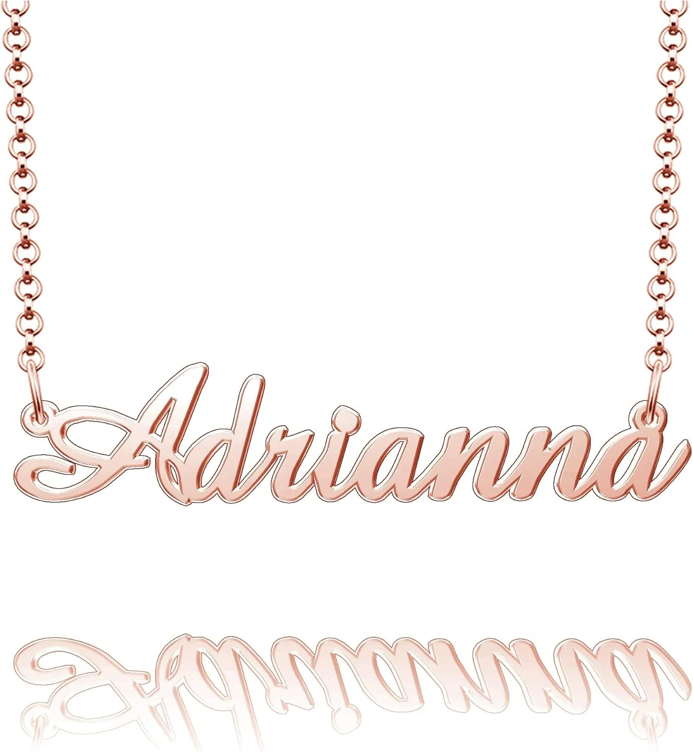 Silver Personalized Name Custom Man Knot Sister Personalized Sterling Silver Necklace
