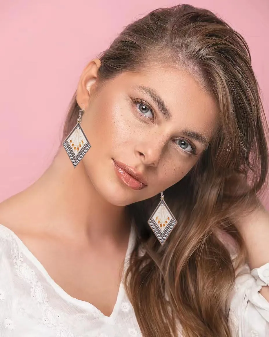 Silver/Gold Boho Dangle Statement Earrings for Women Trendy,Handmade Vintage Dainty Cute Long Drop Summer Earrings,fashion Accessories Jewelry Gifts.