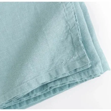 Soft Mint Linen Tablecloth