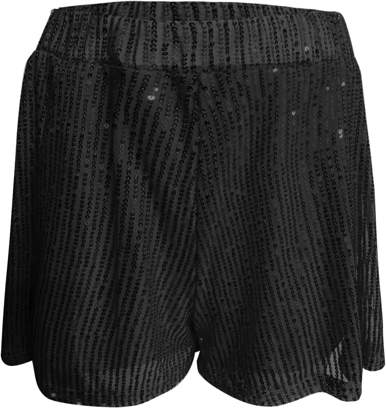 Sparkly Skirt for Women Glitter Skorts Skirt with Shorts High Waisted Shiny Party Club Short Skirts