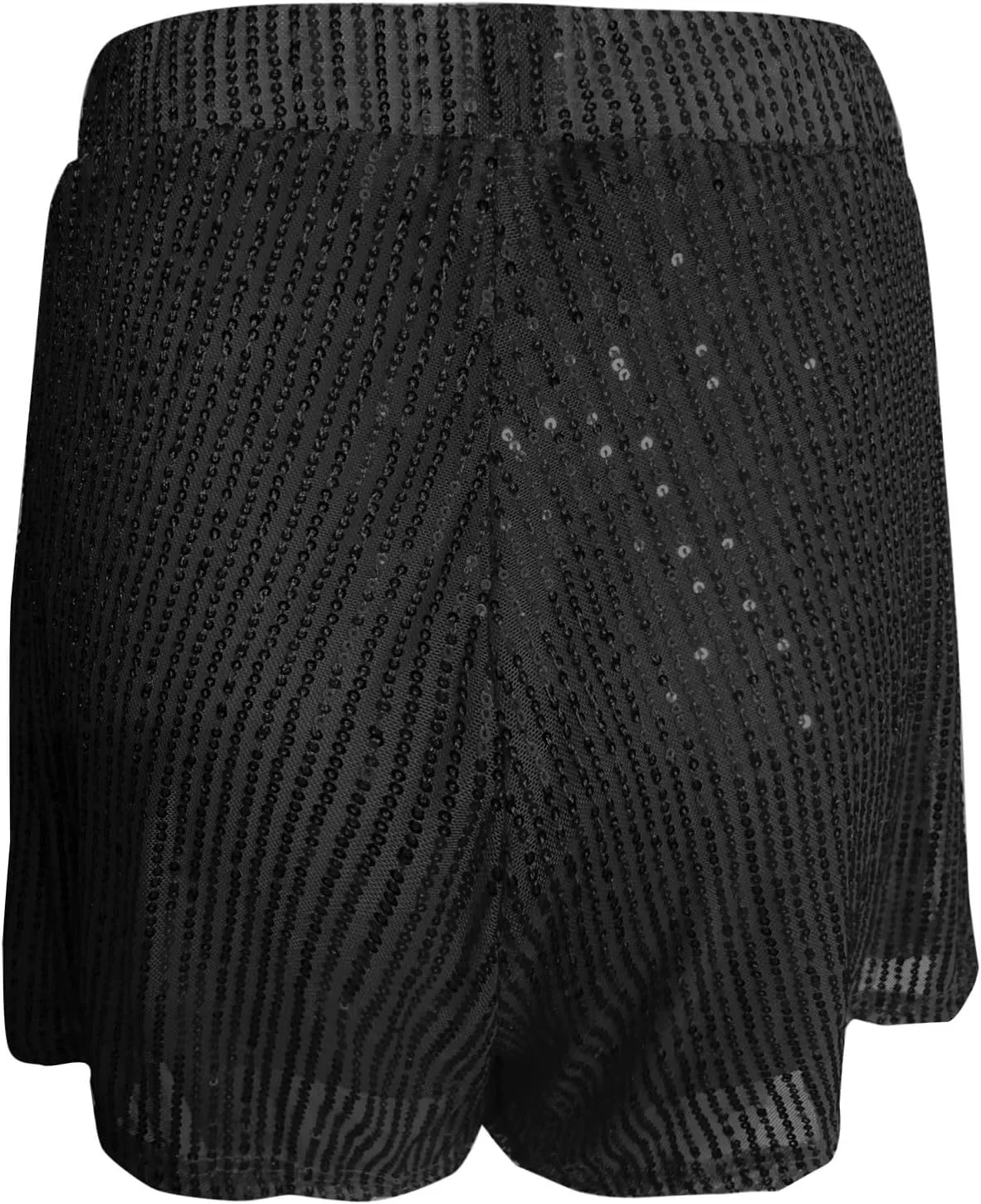 Sparkly Skirt for Women Glitter Skorts Skirt with Shorts High Waisted Shiny Party Club Short Skirts