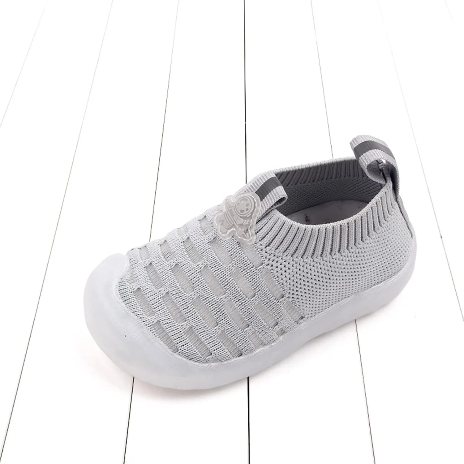 Spring and Children Toddlers Boys and Girls Sports Shoes Flat Bottom Soft Fly Woven Mesh Breathable Baby Boy Shoe
