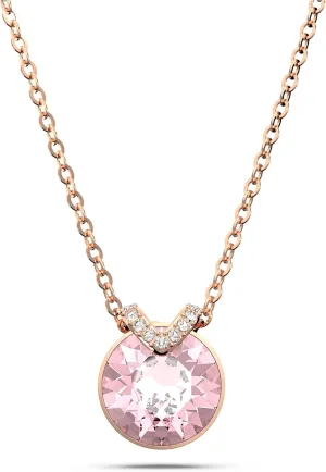 Swarovski Birthstone Pendant Necklace Collection, Square-Cut Stone and Crystals, Rhodium Finish