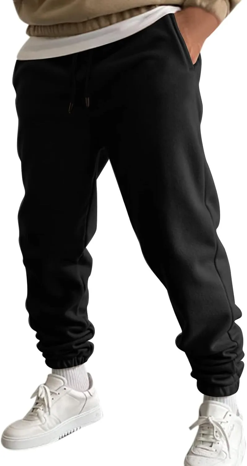 Sweatpants for Men with Pockets Lightweight Men's Cargo Pants Mens Work Pants Hiking Trouser Relaxed Fit Sport Jogger