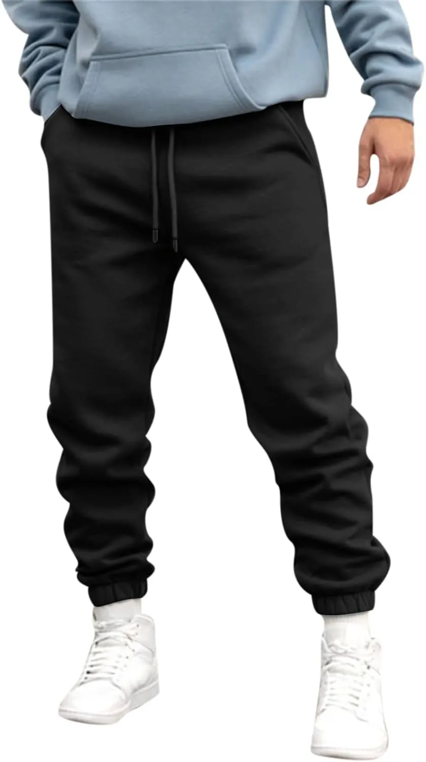 Sweatpants for Men with Pockets Lightweight Men's Cargo Pants Mens Work Pants Hiking Trouser Relaxed Fit Sport Jogger
