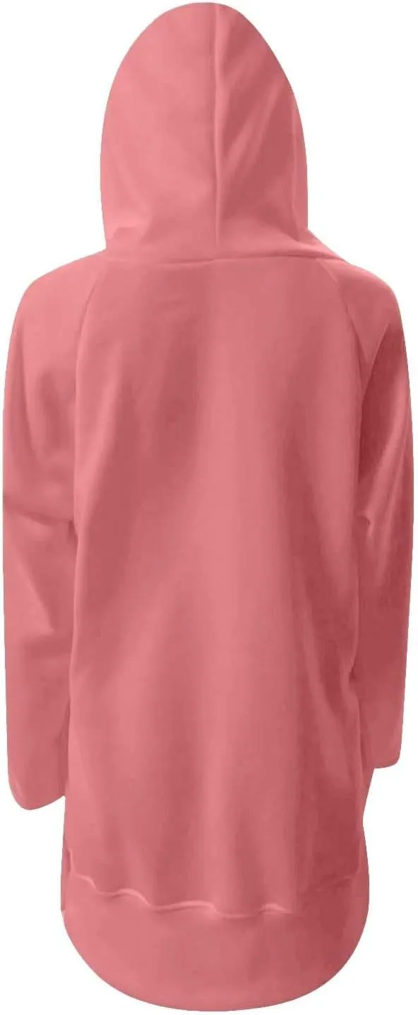The Warmy Oversized Hoodie Dress for Womens Hoodies Pullover Long Sleeve Hoodies with Pocket