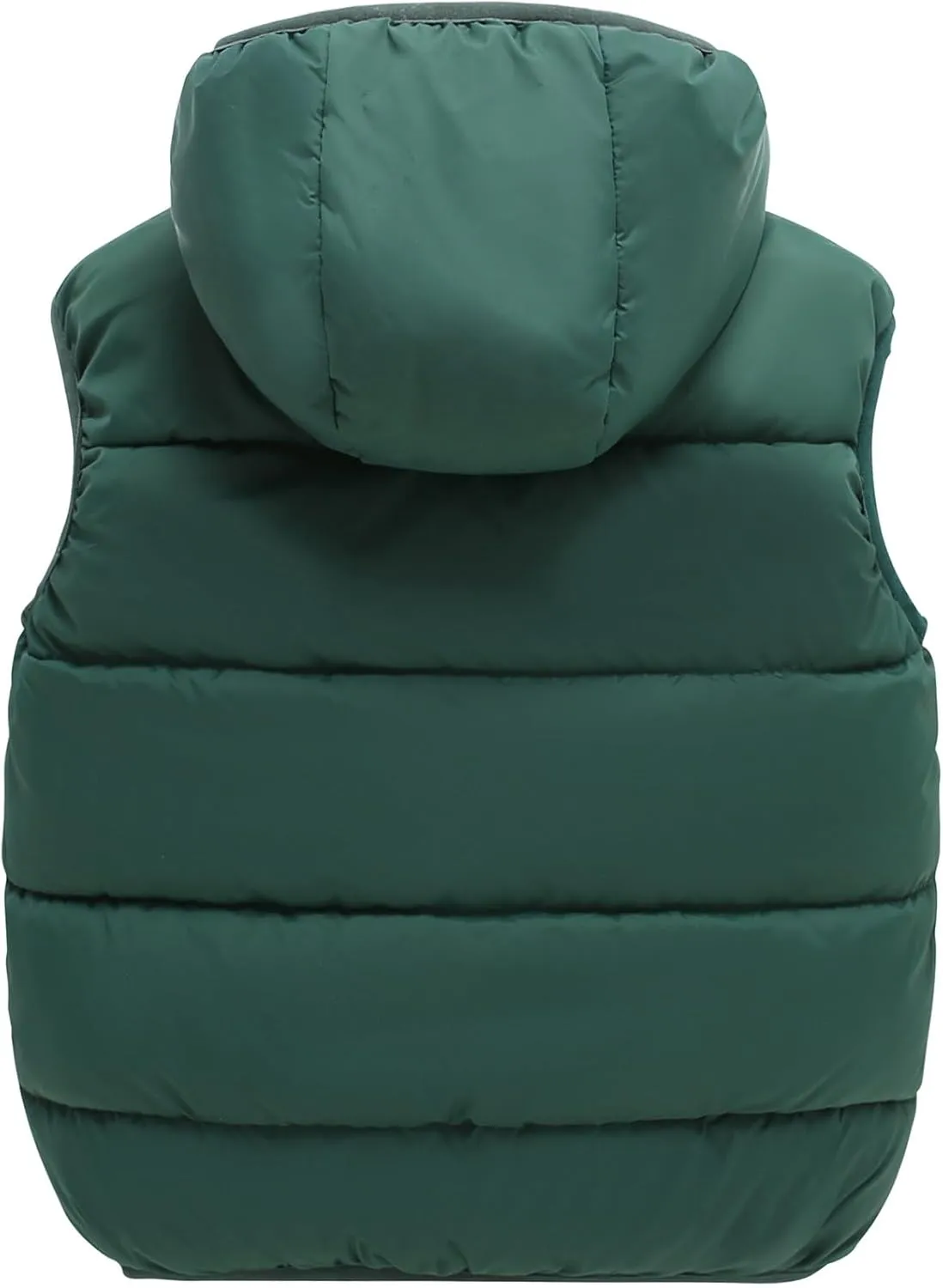 Toddler Winter Puffer Vest Fleece Hooded Sleeveless Jacket Padded Down Waistcoat Outwear for Baby Boys Girls