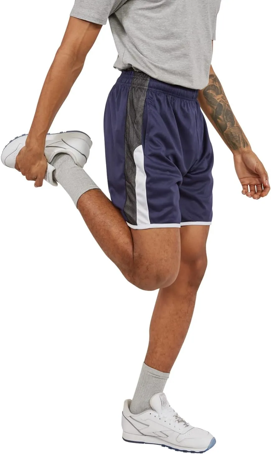 Ultra Performance 5 Pack Mens Athletic Basketball Shorts, 7 inch Running Workout Gym Shorts for Men, SM  5X