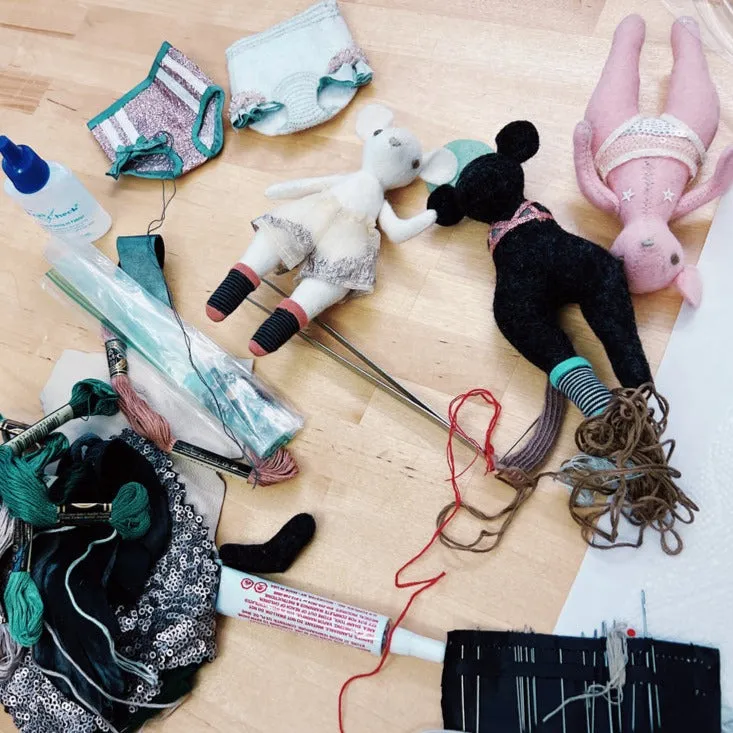 Undie Mouse Virtual Valentine Sewing Class